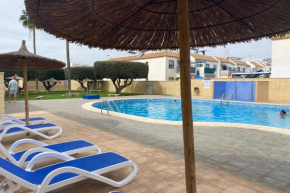 Appartment with equipped solarium barbecue and swimming pool